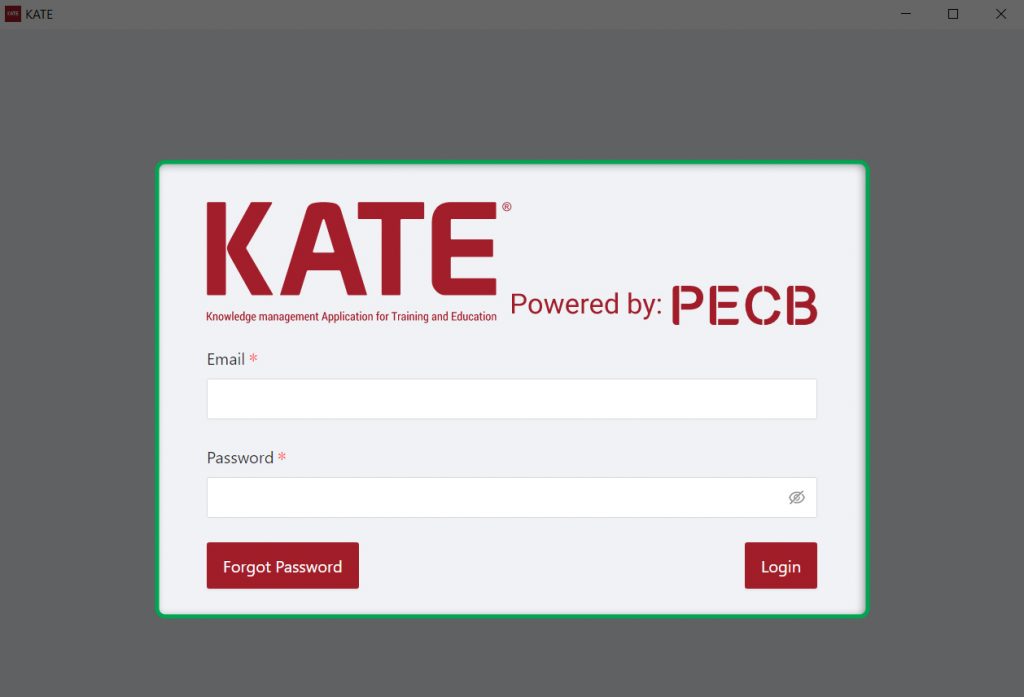 KATE Win login